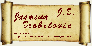 Jasmina Drobilović vizit kartica